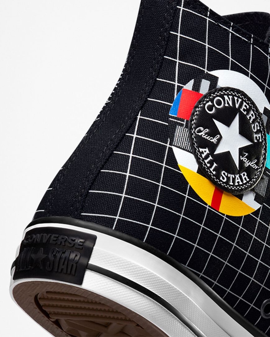 Tenisky Vysoke Converse Chuck Taylor All Star Color Grid Panske Biele Viacfarebný Hnede | SK GQMXH3